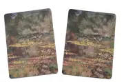 Pond Painting Monet Water Lilies Cards Junk Journal Scrapbook Collage Crafts