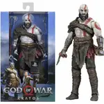 NECA 戰神 3 PS4 奎托斯可動人偶經典遊戲 PVC 斯巴達幽靈公仔收藏模型玩俱生日禮物 18 厘米