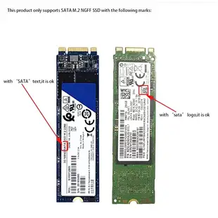 SATA B+M key M.2 NGFF SSD轉2.5 SATA3轉接卡 to SATA 3 adapter 含螺絲