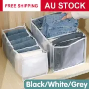 6/7/9 Grids Mesh Storage Bag Clothes Jeans Pants Drawer Organizer Boxes Foldable
