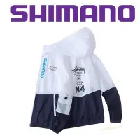 在飛比找Yahoo!奇摩拍賣優惠-夏季新款 SHIMANO 自行車冰絲防曬服男女登山透氣外套釣