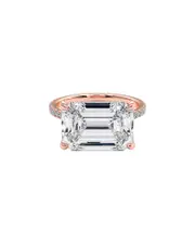 Lab Grown Diamonds 14K Rose Gold 5.59 ct. tw. Lab-Grown Diamond Ring