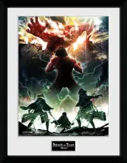 Attack On Titan Key Art 30 x 40cm Framed Collector Print