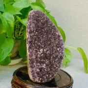 750g Natural Amethyst Geode Mineral Specimen Crystal Quartz Energy Decoration