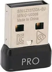 USB Mouse Receiver for Logitech G PRO, Wireless 2.4G Technology Stable Mini Mouse Receiver, Stable Easy to Replace Adapter for Logitech G PRO Wireless Mouse