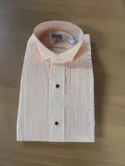 Broadway Tuxmakers Tuxedo Shirt Peach Mens Xs