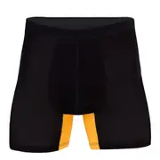 Mens Boxer Briefs Bamboo Breathable Soft Underwear Gold - Frank and Beans