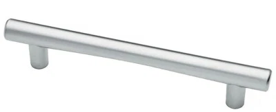 (5 Pack) 5 inch Modern Collection Subtle Arch Pull Dull Chrome