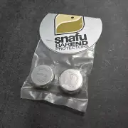 NOS SNAFU 1" Barend Protectors Stainless Mid School BMX