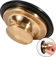 [rqyekdo] Kitchen Sink Stopper, Stainless Steel 3-1/2 inch Universal Sink Plug Cover for Garbage Disposal Flange Drain,Fit for InSinkErator, Moen,Waste Maid, and More