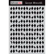 Darkroom Door Large Stencil Diamond