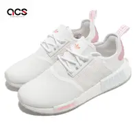 在飛比找Yahoo奇摩購物中心優惠-adidas 休閒鞋 NMD R1 W 白 粉紅 女鞋 BO