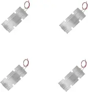 Ciieeo 4pcs Buffet Stove Electric Hot Plate Electric Fireplaces Heater for Car Electric Food Warmers Car Heater Block Heater Cord Hot Plates for Cooking Electric Stainless Steel Silver