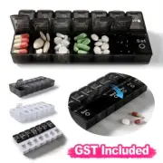 14Slot 7Day Pill Box Dispenser Medicine AM/PM Medication Organiser Week Case