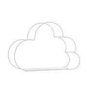 Cloud Shaped Wall Mounted Storage Shelf Organization Home Decor Floating Holders Organization Wall Rack