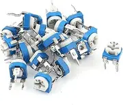 20Pcs (Potentiometer) URM-065 10K Ohm 3 Terminals Trimmer Potentiometer (40ry86qf606) Adjustable Resistor