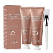 2x T3 Collagen Pestlo Mask Deep Gentle Hydrating Exfoliating Remove Blackhead Mask Great Gifts for Families and Friends