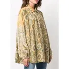Mes Demoiselles Macadonie Silky Oversized Peasant Blouse M 6/8 NWT $275