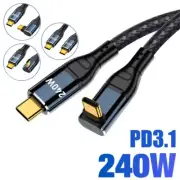 240W USB Type C Cable Super Fast Charging Cord for iPhone 16 15 MacBook Samsung