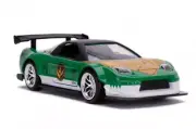 Jada Toys - 1:32 Power Rangers - 2002 Honda NSX Green Ranger Theme [New Toy] F