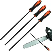 3 PCS Chainsaw File Chainsaw Sharpener Chain Sharpening round Files Chainsaw ...