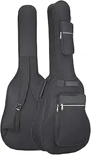 Guitar Bag 41 Inch Folk Guitar Bag Double Strap 8MM Sponge Guitar Bag Perfect for Travelling