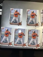 2022 Bowman Adley Rutschman Baltimore Orioles Ryan Mountcastle 9 Card Lot