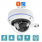 New Tuya 5MP POE Dome Security IP Camera with Audio Outdoor Home Smart Life CCTV
