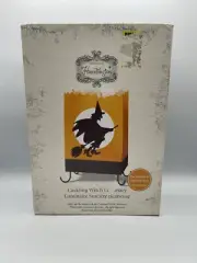 HALLMARK HAUNTINGTON MOTION ACTIVATED LIGHTED SOUND CACKLING WITCH LUMINARY NOS