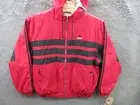 NWT Vintage 90s Y2K ADIDAS Moby Red & Black Men's XL Jacket w/Hood