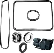 HELVES Pool Pump Seal Parts | Leakproof Sealing Repair Set - Rebuild Kit Multifunctional O-Rings Pool Pump Replacement for Swimming Pools