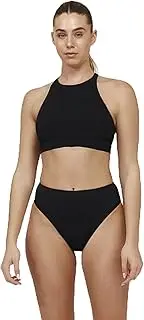 [Gottex] Women's Free Sport Beach High Neck Bikini Swim Top-Removable Soft Cups, Adjustable Straps, Front Lining, Racer Back