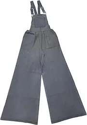 [Generic] Womens Belted Suit Casual Sleeveless Pocket Washed Denim Bib Jeans Overalls Casual Denim Jumpsuits Wide Leg Bib Pants Rompers Sexy Party Jumpsuit for Women