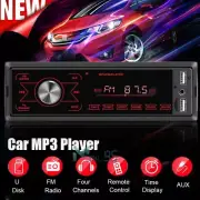 Car FM Radio MP3 Player In-dash Wireless Stereo Bluetooth Aux Input Receiver USB
