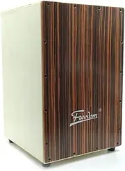 Freedom Cajon Box Drum Snare Wire Padded Case Natural Finish DB01-NAT