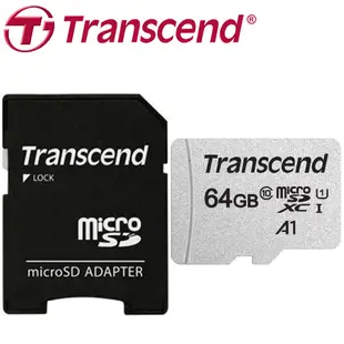 Transcend 創見 64GB microSDXC TF U3 A1 V30 300S 64G 記憶卡