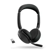 [26699-989-999] Jabra Evolve2 65 Flex UC Stereo Bluetooth Headset, Link380a USB-A Dongle