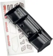 7122 E-Revo Wing, 1/16-Scale, Black