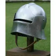 German Sallet Helmet Reenactment Armor Medieval Knight crusader helmet