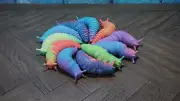 3D Printed Articulated Fidget Slug