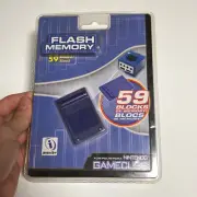 Nintendo Game Cube InterAct Flash Memory 59 Blocks NEW SEALED