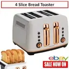 Electric 2/ 4 Slice Toaster Home Kitchen Bread Toasting Browning Frozen Bread