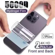 HYDROGEL OEM Screen Protector for Apple iPhone 11 X XS XR 12 13 14 15 16 Pro Max
