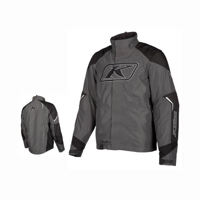 Klim Klimate Mens Snowmobile Asphalt Jackets-Asphalt Black-2X-Large