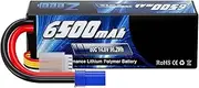 4S 6500mAh 14.8V 80C Lipo Battery Hardcase EC5 Plug Compatible with RC Cars Dirt Bikes FPV Drones Airplanes Racing Hobbies RC Model Parts