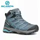 【速捷戶外】義大利 SCARPA MAVERICK MID GTX 63090-202 女中筒Gore-Tex防水登山鞋 風暴灰-水藍