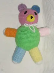 Scrap Yarn Teddy Bear Toy crochet pattern instructions