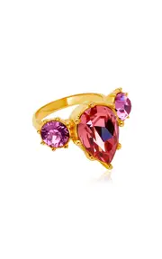 [Oscar de la Renta] Crystal Prong Ring