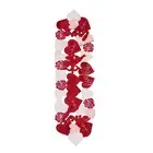 AU Valentine's Day Love Heart Proposal Embroidery Table Runner Placemats