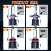 OSRAM Mini Canbus H4 H7 H1 LED Car Headlight 50W 6000K Car Lamps 9005 HB3 9006 H